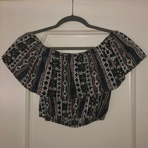 Hollister off the shoulder Crop Top